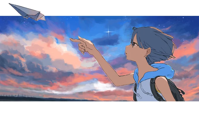 #女の子のイラストだけで興味を持ってくれる方へ届け 
だいたい夏と女の子です。届くとうれしい 