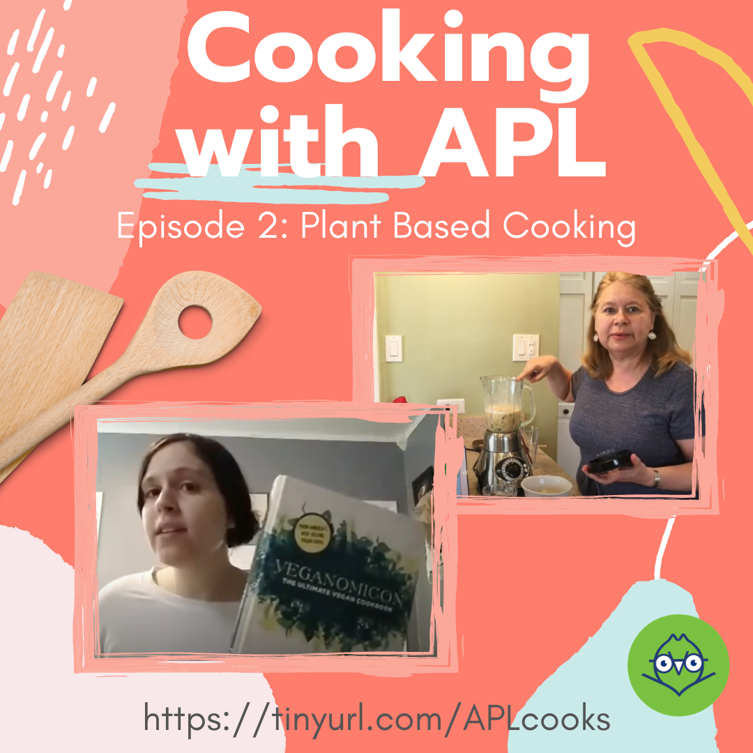 AlbanyNYLibrary's tweet photo. Weekend plans? Try some new recipes! Elnora and Gill give smoothie-making tips and review a staple vegan cookbook in this new episode of #CookingwithAPL
https://t.co/KbZu8hCZ8N
#PlantBased #Veganomicon https://t.co/QhwA4WkY9g