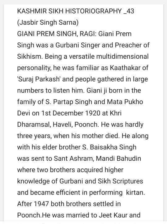 ruchikapal's tweet photo. #SikhsofKashmir
Somebody on Facebook wrote a piece about my Grandfather today.
Thank you, and please share more Stories from the archive about Sikhs from Kashmir, lost gems. https://t.co/3wZriR7FbY
