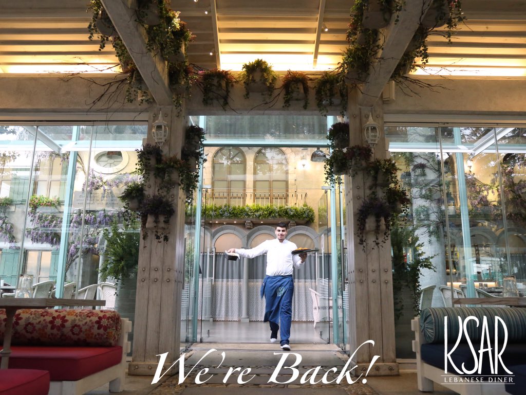 Ksarbyblos's tweet photo. We’re Finally Back On Track! ❤️
Ksar has opened its doors to welcome you all! For reservations please call: 09 541 541

#ksarlebanesediner #ksar #restaurant #lebaneserestaurant #deliciousfood #food #foodie #foodporn #foodgasm #livelovelebanon #Lebanon https://t.co/BCNgY9kdn7