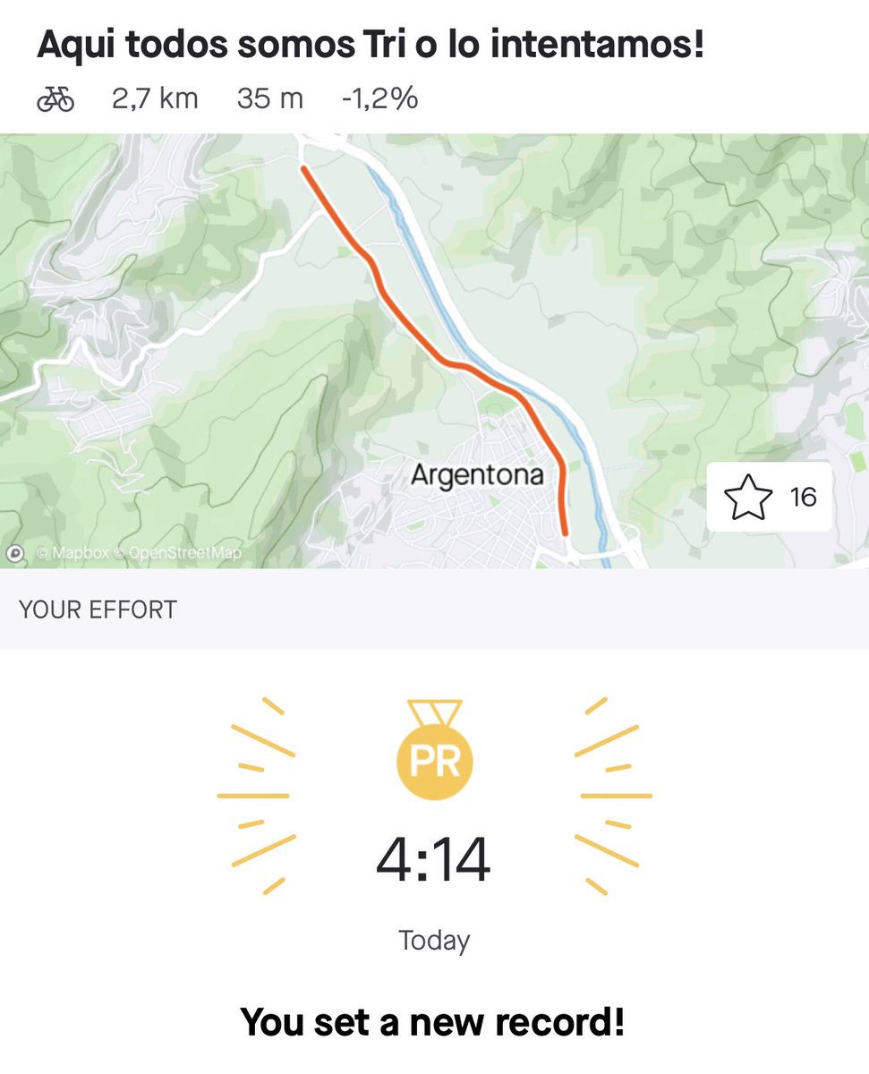 KernVlogs's tweet photo. Eso que sales a por +100km ride 🚴🏽‍♂️🥵 y vas haciendo PR 😎🔥 https://t.co/nLRGRSlrF1