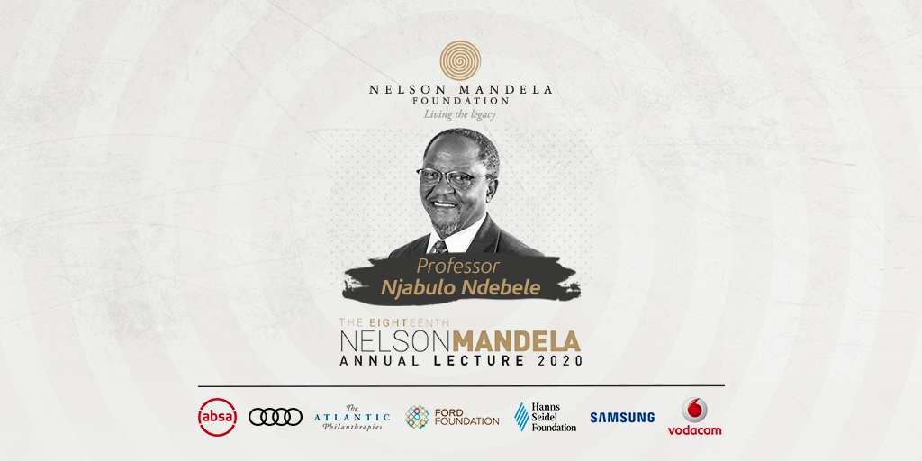 NelsonMandela's tweet photo. "Not only has the corona virus entered human bodies... it has also entered societies and amplified unfairness and injustice" - Chairperson of the Nelson Mandela Foundation, Prof Njabulo Ndebele #NMAL2020 #MandelaDay2020 https://t.co/p6slKcaVgo