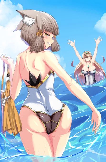 ニアとレックス達の海水浴3 