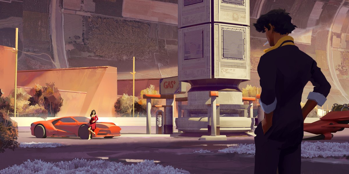 Cowboy Bebop fanart by concept artist Jamie Ro!

View more work >> conceptartworld.com/artists/jamie-…

#anime