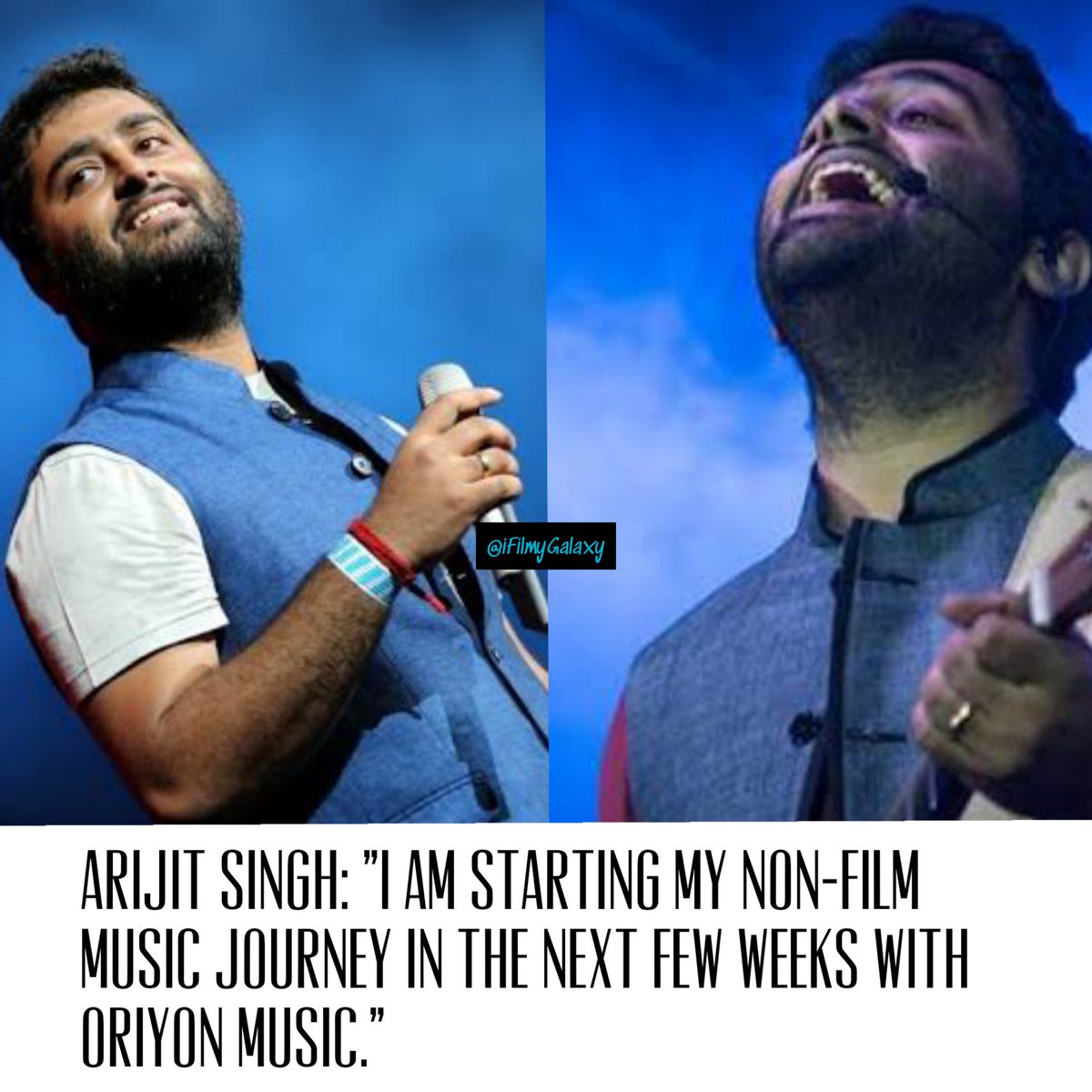 #ArijitSingh Makes An Exciting Announcement About Oriyon Music And His Non-Film Music, That Will Also Have Emerging Talents As Well

filmy-galaxy.com/2020/07/arijit…

@Atmojoarjalojo #OriyonMusic #ArijitSinghSongs #IndependentMusic