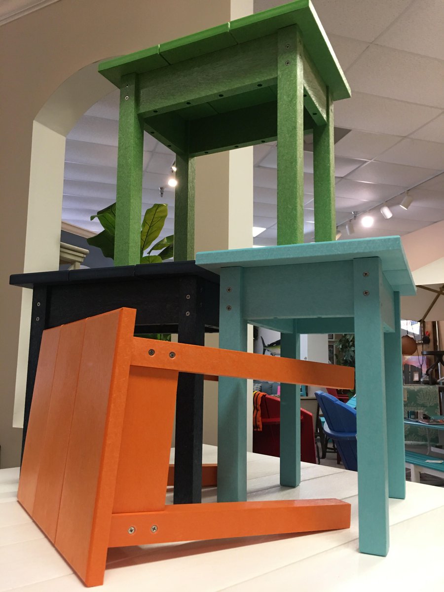 Looking for a beautiful, durable, environmentally responsible way to make your outdoor space the oasis you crave? Come into one of our showrooms and check out your options. CR Plastics, recycled plastic outdoor furniture has something for everyone, in a rainbow of colors!