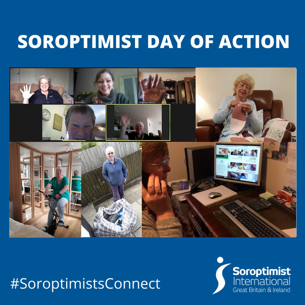 SIRossendale's tweet photo. Today is the Soroptimist SIGBI #DayOfAction! ๐ฅณ
The theme this year is #SoroptimistsConnect and, here at SI Rossendale, we've been very busy over the last few months staying connected. And we're not done yet! โ https://t.co/uuGBs0nIJn
