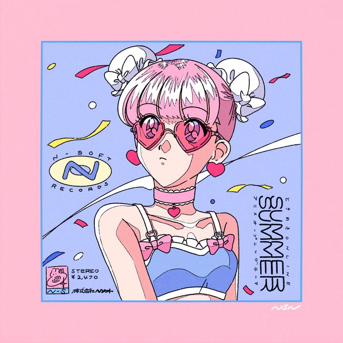 架空のレコードのジャケット 