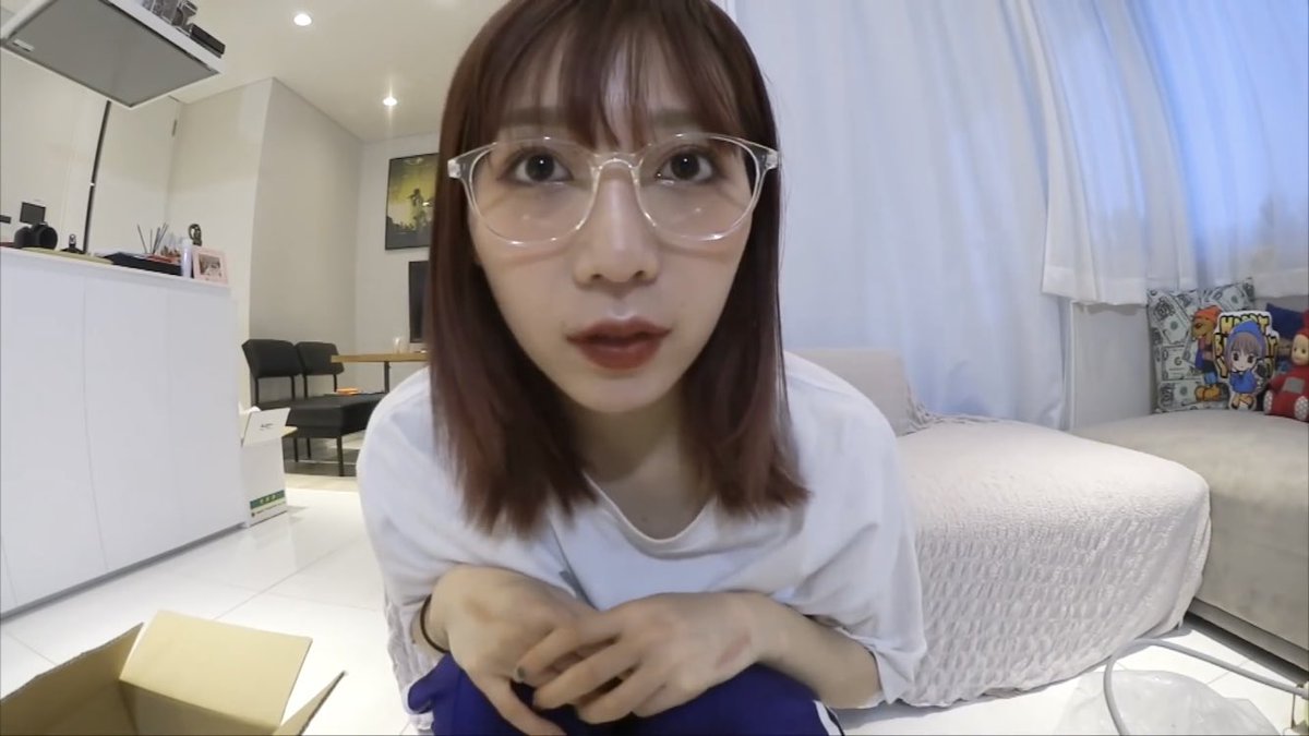 古川優香愛用　クリアメガネ 店舗再入荷！！ YouTuberとしても活躍中の さんこいちの古川優香さんが