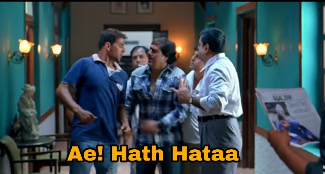 When your tall friend keeps his hand around your neck.You: