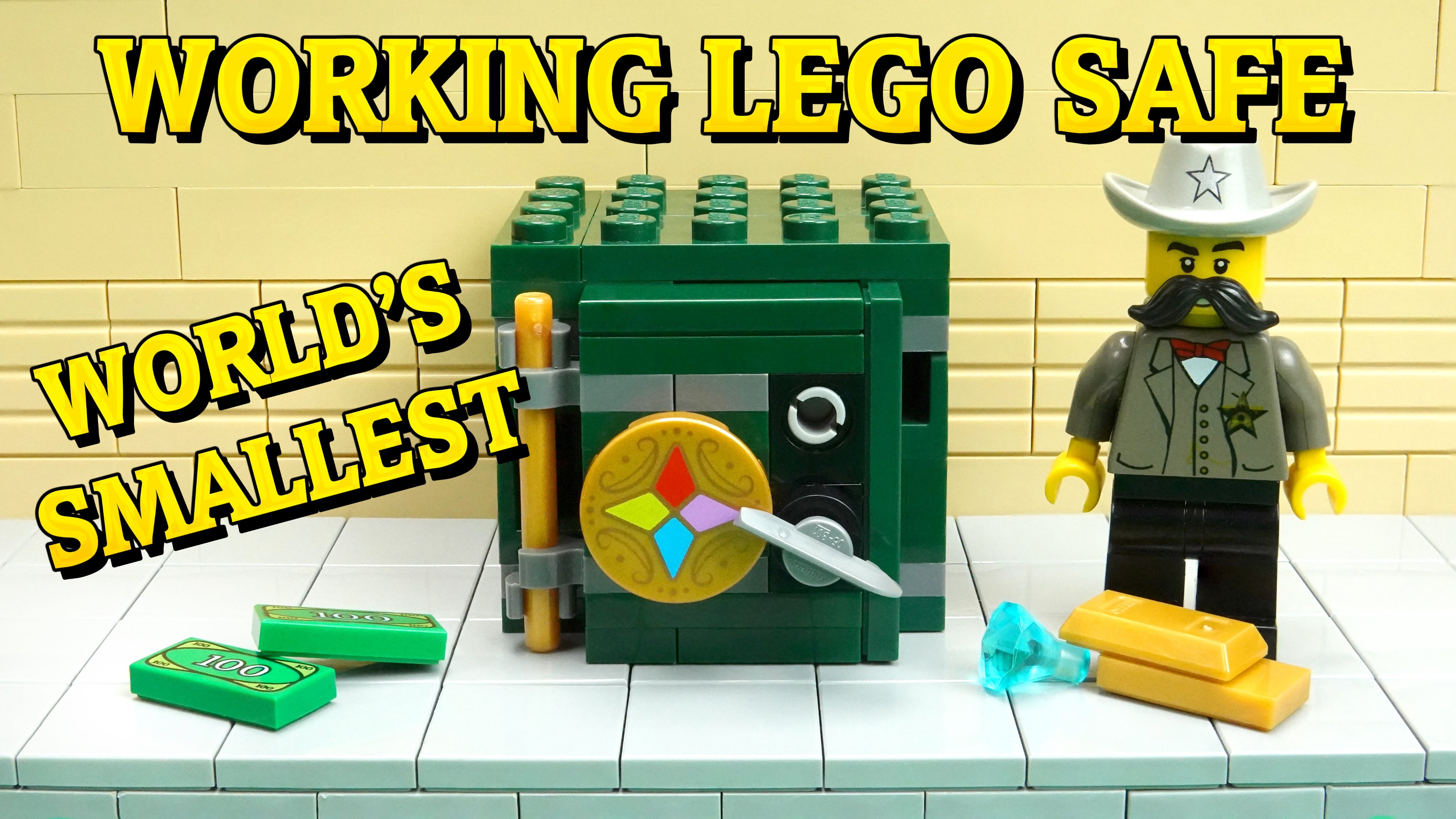 LEGO Paradise Twitter: "Learn how build the world's smallest functional safe, complete with combination lock: https://t.co/dRmp45bcDy https://t.co/ppFGWDqaba" / Twitter