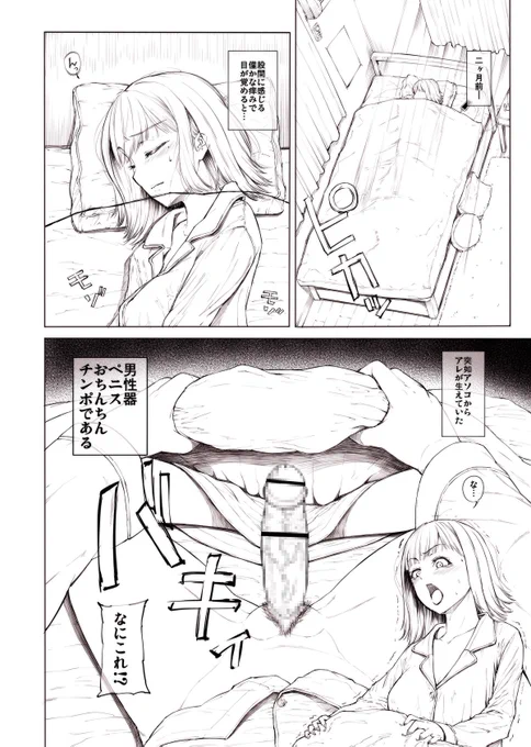 (ふたなり )どこにでも居るごく普通そうな女子●生の漫画②
続きます… 