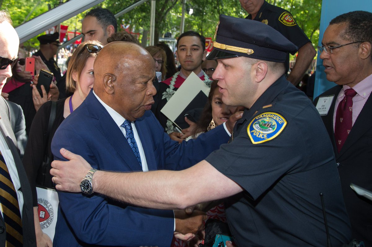 CDanWagner's tweet photo. I had the honor to introduce my kids to @repjohnlewis. His message to them: “You must lead. You’re never too young to lead...when you see something that is not right, not fair, not just, stand up! Say something. Speak up, and speak out!” John was an incredible man. RIP, sir. https://t.co/Kumt9abzvY