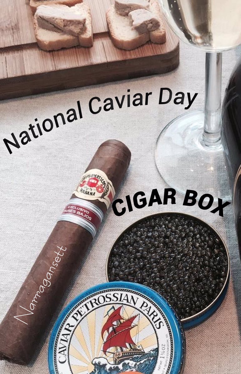 CigarBoxSmokin's tweet photo. CIGARS, CAVIER &amp; 🍾🥂 
Makes For A Fabulous Day!
We’re Open For Grab N Go, Or Curbside Pickup Is Available For Your Convenience Also! https://t.co/VUmIdJUmJA