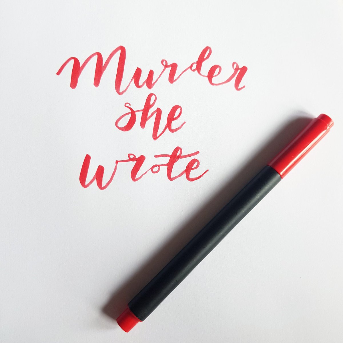 Say what you see. 
Classic telly on in the background while I have a bit of a practice with my lettering. 
#Happybarnetcraftchallenge 
#crafturday #brushlettering