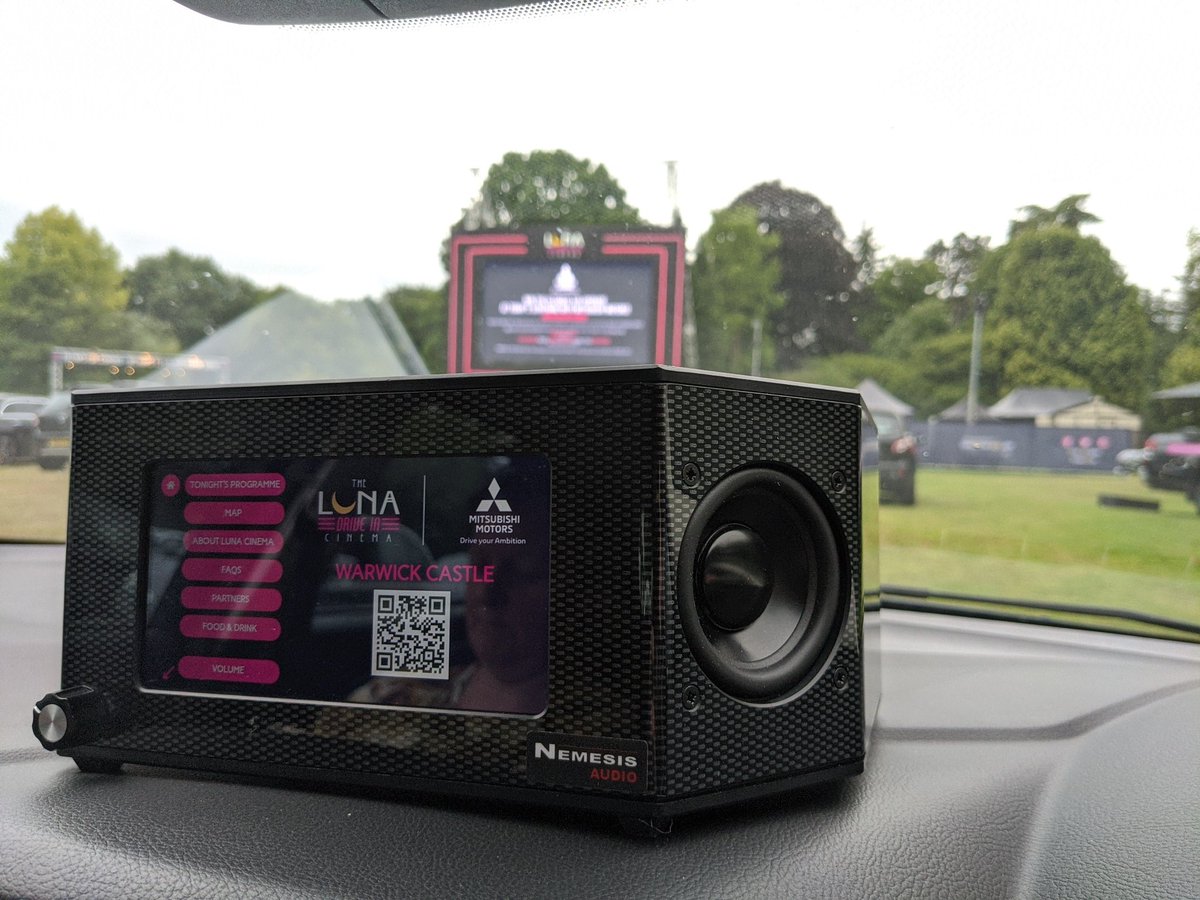 First time <a href="/TheLunaCinema/">The Luna Cinema</a> <a href="/WarwickCastle/">Warwick Castle</a> waiting for the movie to start, popcorn 🍿 and drinks ready to go!! #MoviesWithMitsubishi #lunadrivein #lunadriveinwarwick