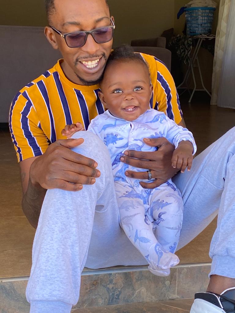 BigSich's tweet photo. An amazing 9 months of being your faza, teach me more of your loving ways lil man ♥ Ndanji ♥ thanks for the amazing bake @lonnie_powp https://t.co/abFnf8xz7e