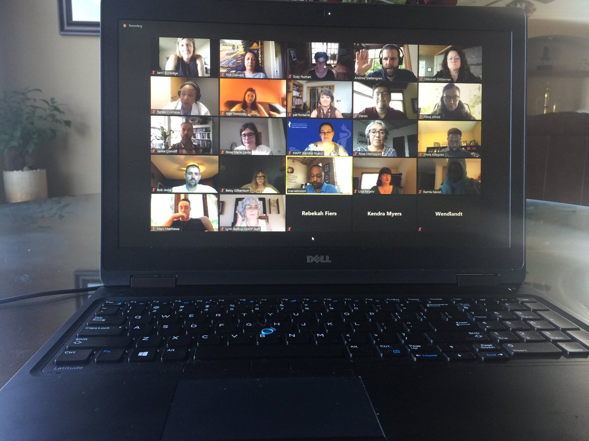 RoliDwivedi's tweet image. MAFP President Dr Andrew slattengren being inducted virtually . #MAFP #greatleader