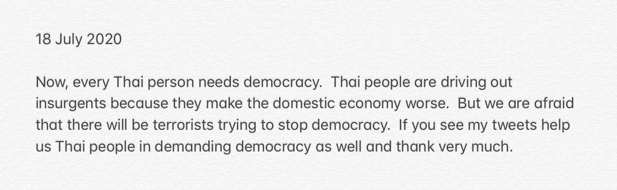 pls retweet
#เยาวชนปลดแอก 
#respectdemocracyTHAI