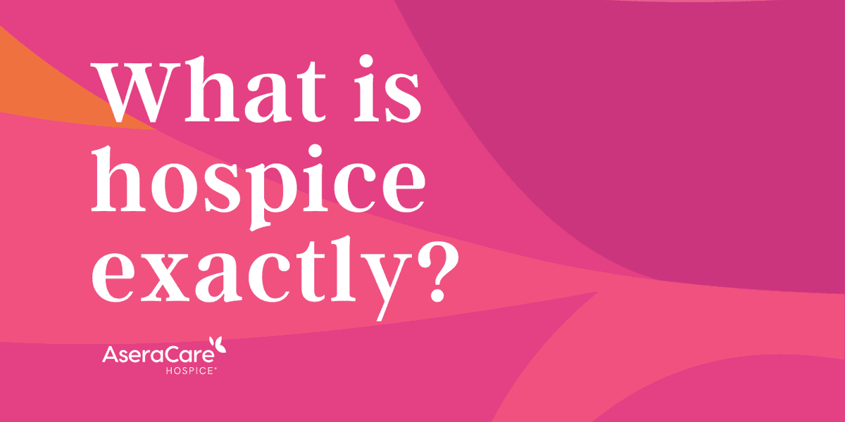 AseraCare's tweet photo. So, what is hospice exactly? 

Hospice is a type of care for people who are terminally ill. Hospice focuses on giving patients and their loved ones meaningful time together. Learn more here: https://t.co/SIoOO1fuAy

#thisishospice #aseracare #hospicejourney https://t.co/2iYnt5Hs45