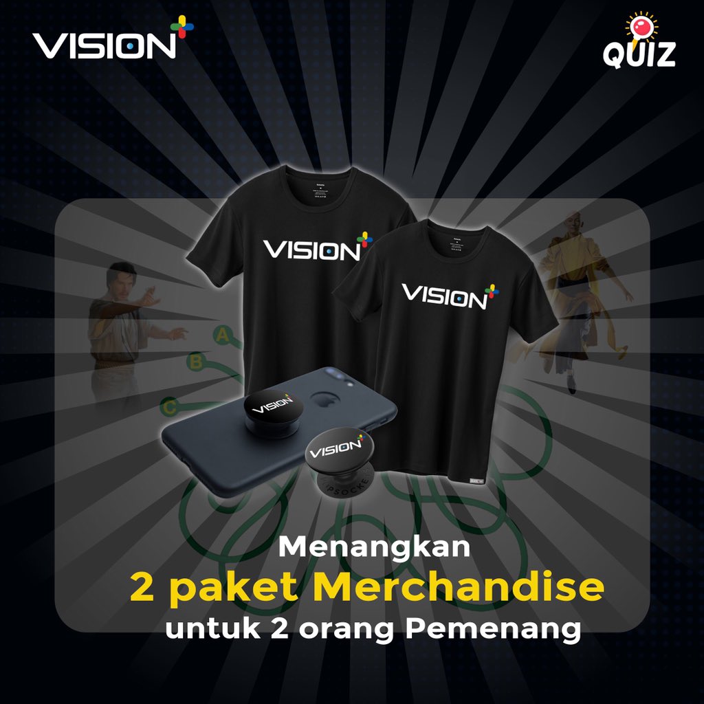 visionplusid's tweet photo. Malem Minggu pada di rumah doang kan? Aku mau bagiin merchandise kece ini. Syaratnya gampang, reply tweet ini dengan "Mimin Vision+ cakep" 😝😝

Jangan lupa RT &amp; Likes juga. Lesgow~ https://t.co/GtmLB3bXHC