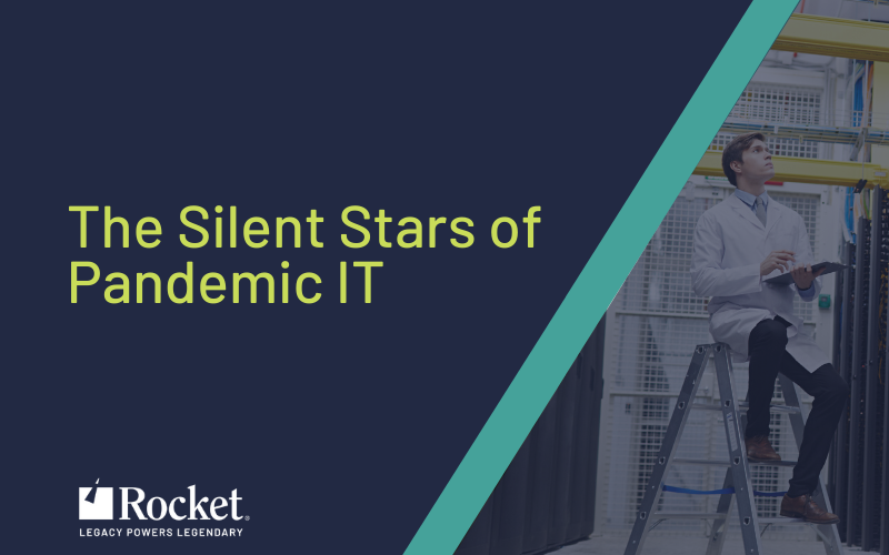 Rocket's tweet photo. To get through the pandemic, almost everyone is even more dependent on their #IT infrastructure than before. It’s the one piece of the operation that maintains connection and keeps the business humming. 

Read more from the #RocketBlog: https://t.co/cTj8seSg0p https://t.co/Czi133O3OA
