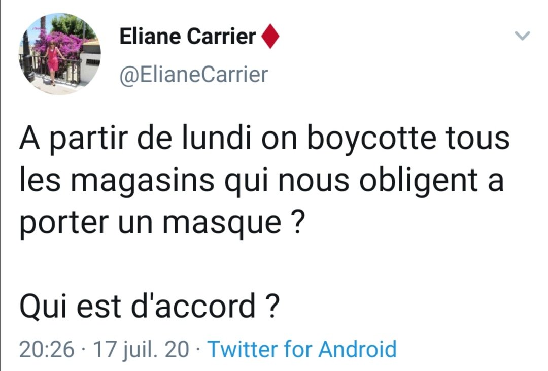 Nain_Portekoi's tweet photo. Donc les gens à qui on va refuser l'entrée des magasins parce qu'ils ne veulent pas porter de masque menacent... de refuser de rentrer dans les magasins...
Je ne dis pas qu'ils sont un peu bête s, mais quand même un peu. https://t.co/9L63KMvRxo
