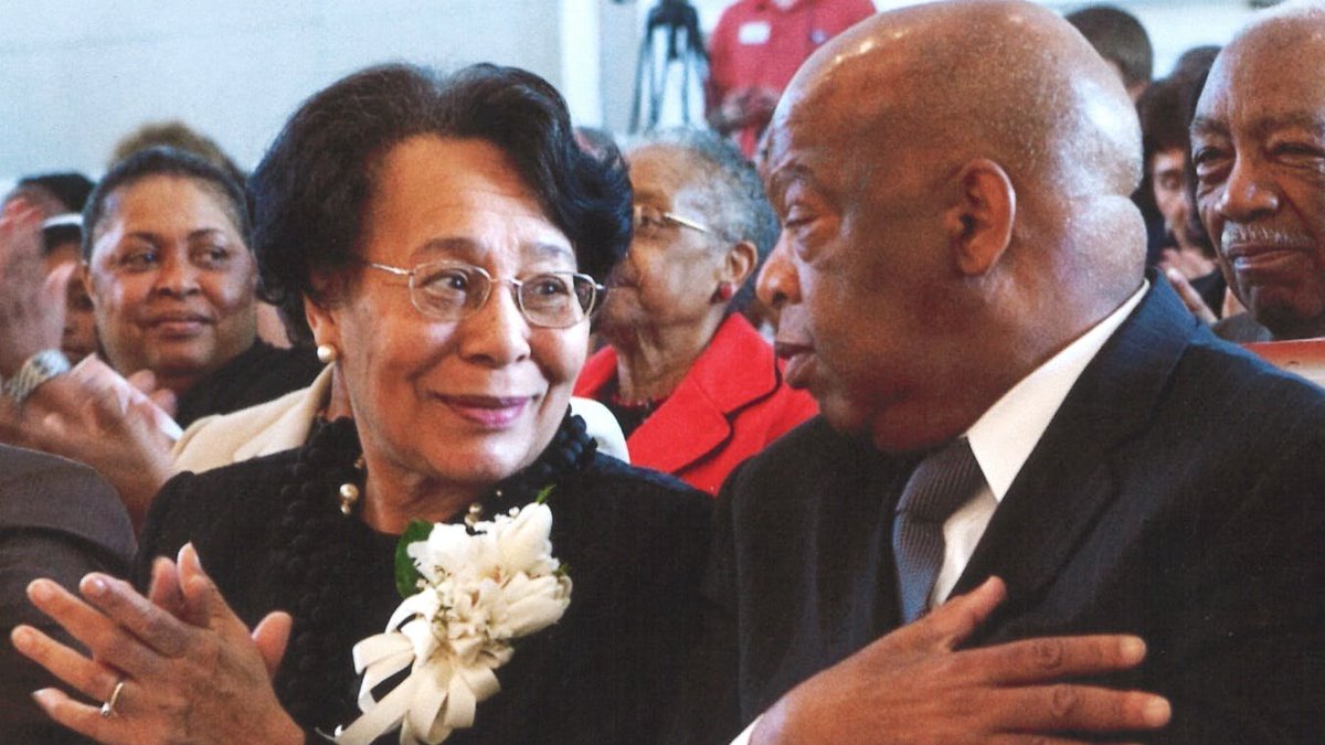 UGA (@universityofga) on Twitter photo "We mourn the loss of an American hero, Congressman <a href="/repjohnlewis/">John Lewis</a>. His courageous life — and the wisdom he shared on racial justice at UGA's annual Holmes-Hunter Lecture, Mary Frances Early Lecture & MLK Freedom Breakfast — inspired all."
-President Jere W. Morehead "We mourn the loss of an American hero, Congressman <a href="/repjohnlewis/">John Lewis</a>. His courageous life — and the wisdom he shared on racial justice at UGA's annual Holmes-Hunter Lecture, Mary Frances Early Lecture & MLK Freedom Breakfast — inspired all."
-President Jere W. Morehead