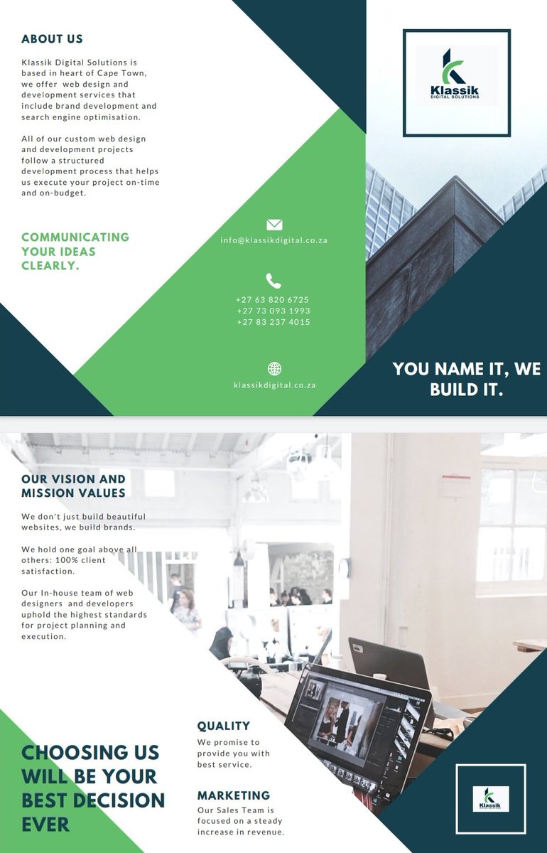 DigitalKlassik's tweet photo. Fwe offer affordable digital solutions at great prices. Contact us today for a tailor made quote
#DJSBU https://t.co/frtz2oe2ri