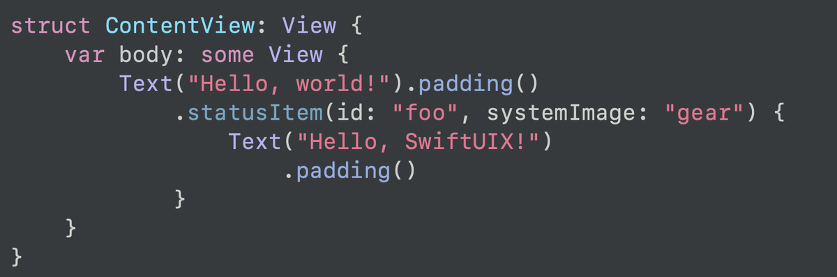 vatsal_manot's tweet photo. Just going to leave this here.
#SwiftUIX https://t.co/bsksGxsi54
