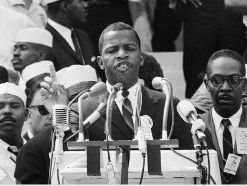 amberbeancarr's tweet photo. Privileged to share the life of John Lewis with my students. Your legacy is one I will honorably teach in the many years to come. #8SS https://t.co/ayzmvjvirT