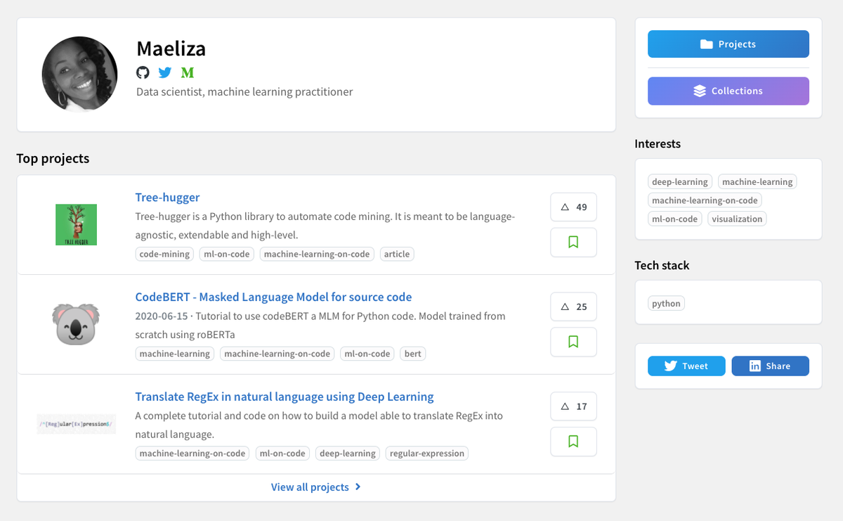 MadeWithML's tweet photo. 👶 We are 4 months old today! 1.9K projects, 3K DAU, 5K MAU, 1.7K Slack (50K messages) &amp; growing!

But what's MOST important to us is that the community has been building &amp; we've become a place to showcase it! Check out a sample of the different kinds of portfolios 🔥

⬇️ Thread https://t.co/ZA58KlTbOO
