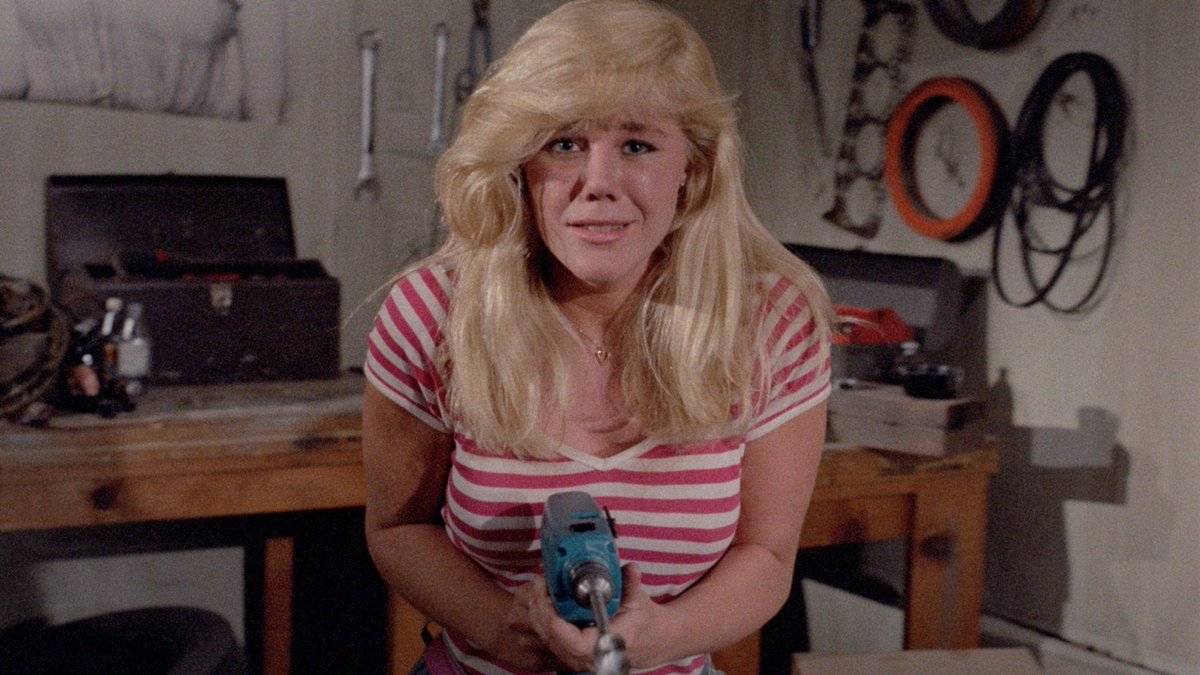 VerbalDiorama's tweet photo. #EvilsOfTheNight was this week's @rewindmoviecast watch. Don't be fooled by its soft porn start, it fulfills all the typical 80s horror tropes; stupid teens, dry humping, big hair, wonky sets, zero plot, aliens &amp; Lego rings. It can be summarised as "babble, blood, bush &amp; boobs." https://t.co/6rfNrVpymc