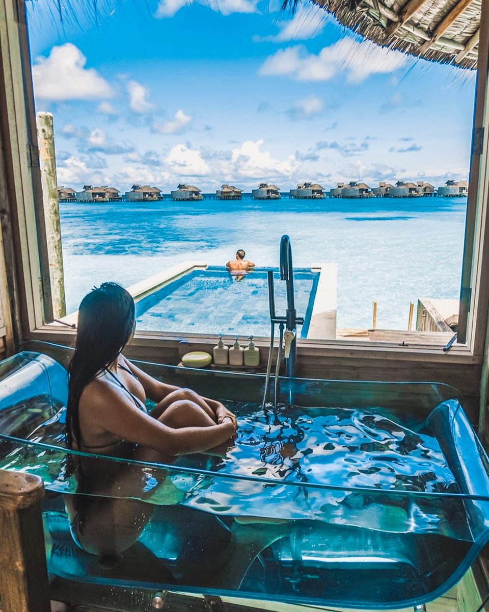AnsamaTravel's tweet photo. Bathroom goals π€©
πΈ @missangievilla
#anamatravel #maldives #bathroom #goals #couple #bucketthat #adventure #travel #visit https://t.co/n0zmsJhV8G