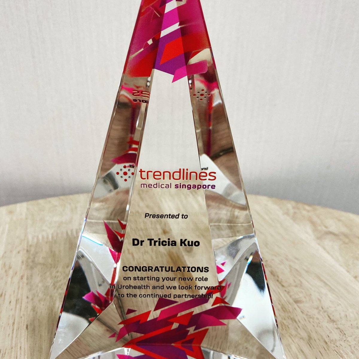 TLCKuo's tweet photo. Thanks so much! @TrendlinesMed @TrendlinesGroup Looking forward to many more years of collaboration as well https://t.co/5EkVIkTQce