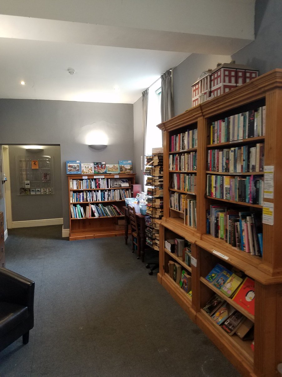 Lytham Hall is open again.  The Friends' bookshop is back in business.
