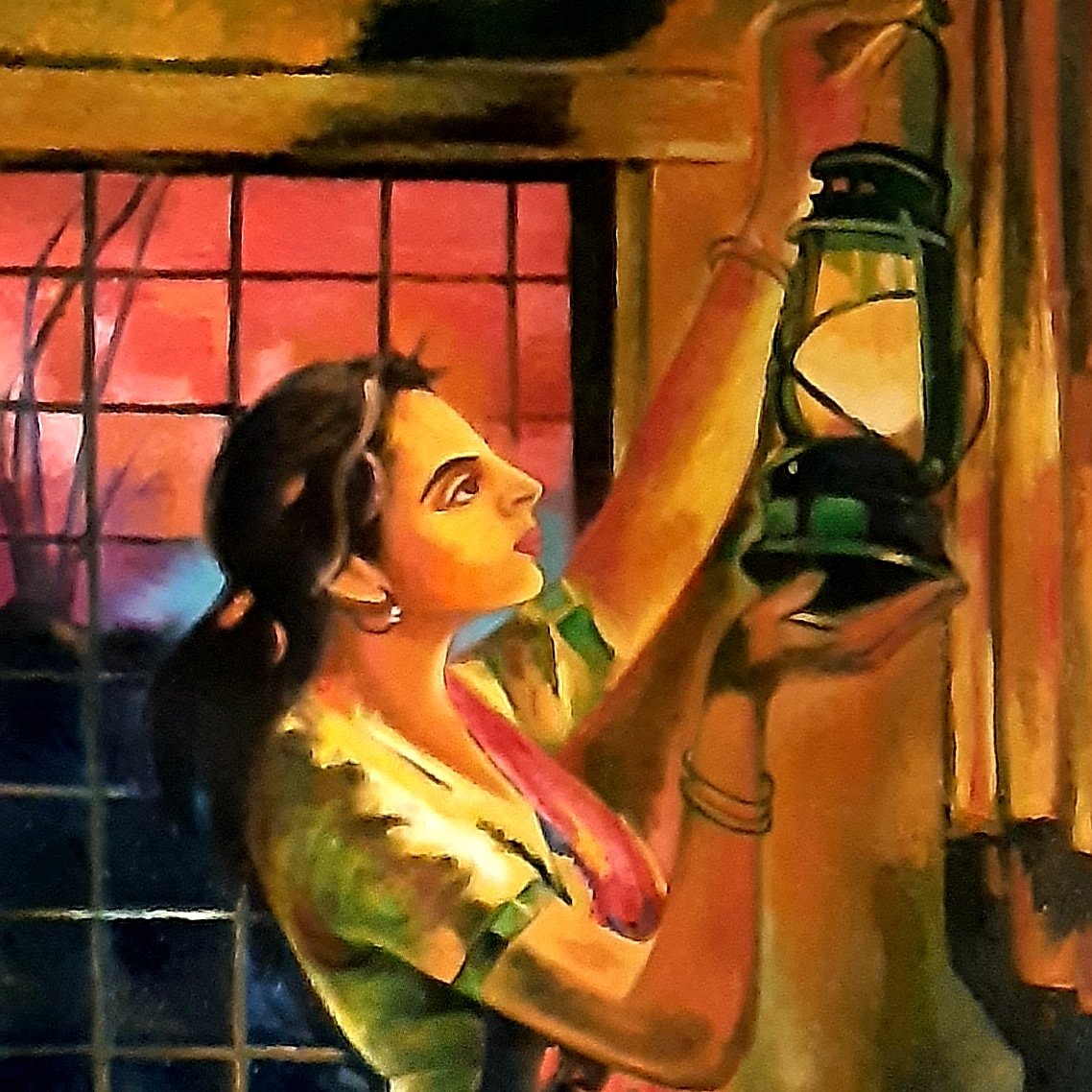 UrmiGupta7's tweet photo. @pksirji #urmiarts INTEEZAR ,size 18/36" handmade #oilpainting on #canvas #ForSale on #AmazonPrime #artisturmiguptapainting #tradionalart #ladywithlamp #VocalForLocal  #MadeInIndia #swedishiart #artlovers #artistsontwitter #artists #indianart #artgallery #beautifulfigure #artwork https://t.co/tA7Z3uWJ19