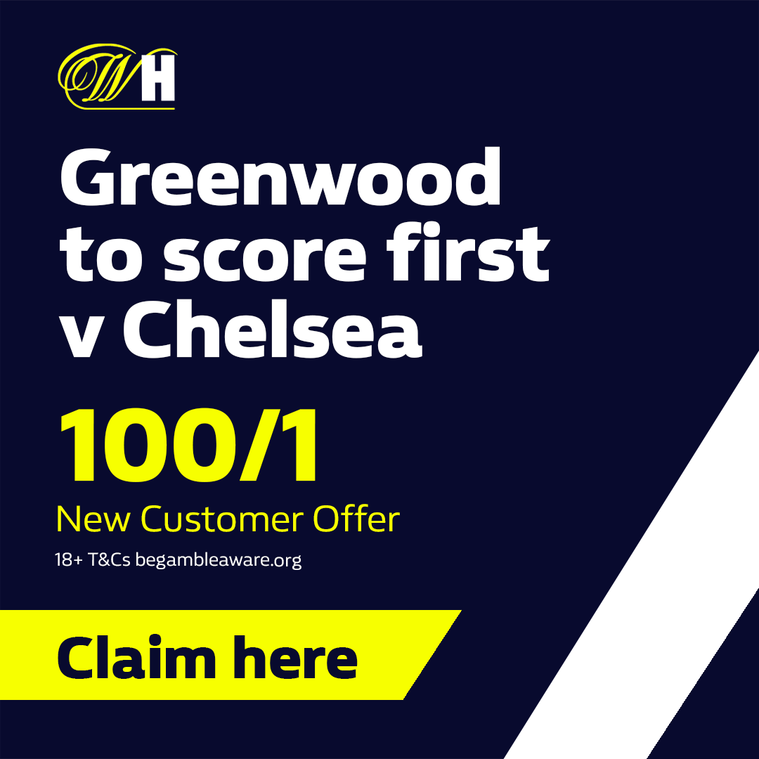 BigBoomTips's tweet photo. 100/1 FOR GREENWOOD TO SCORE 1ST V CHELSEA‼️

Exclusive price available here ➡️ https://t.co/4IJFG1Wiyj

This is a huge enhancement, you won't find a better price for that bet!

🔞 | T&amp;Cs apply | New customer offer | BeGambleAware https://t.co/GxEsGfV2GO