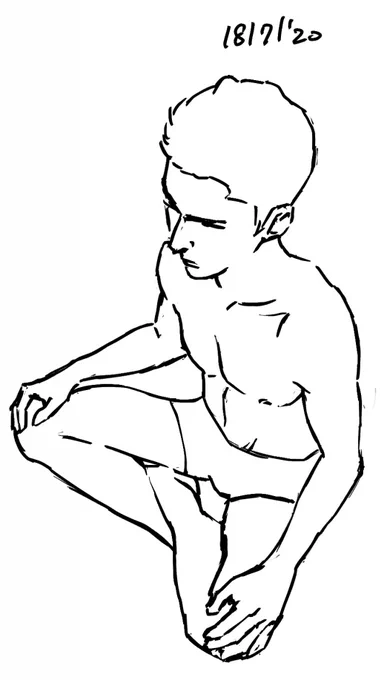 ・実写線画化1枚

前にフカンナナメのあぐらが描けん!となったのでそういうチョイス。

#日誌 