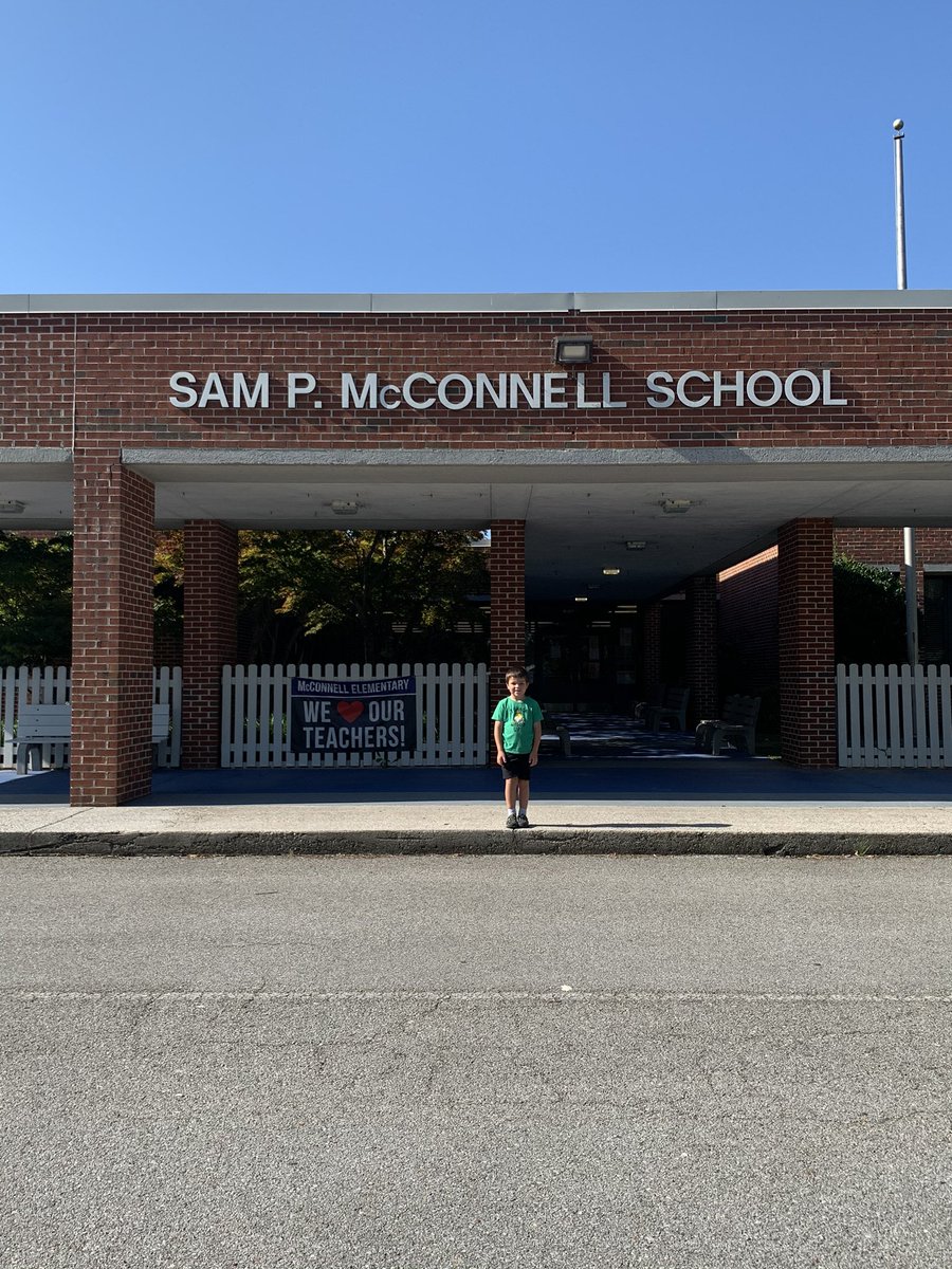 CaraccioMichael's tweet photo. Little man’s kindergarten screening! He is so excited!!!!! He can’t wait to start! #Dadisold https://t.co/c8zlC6CoQx