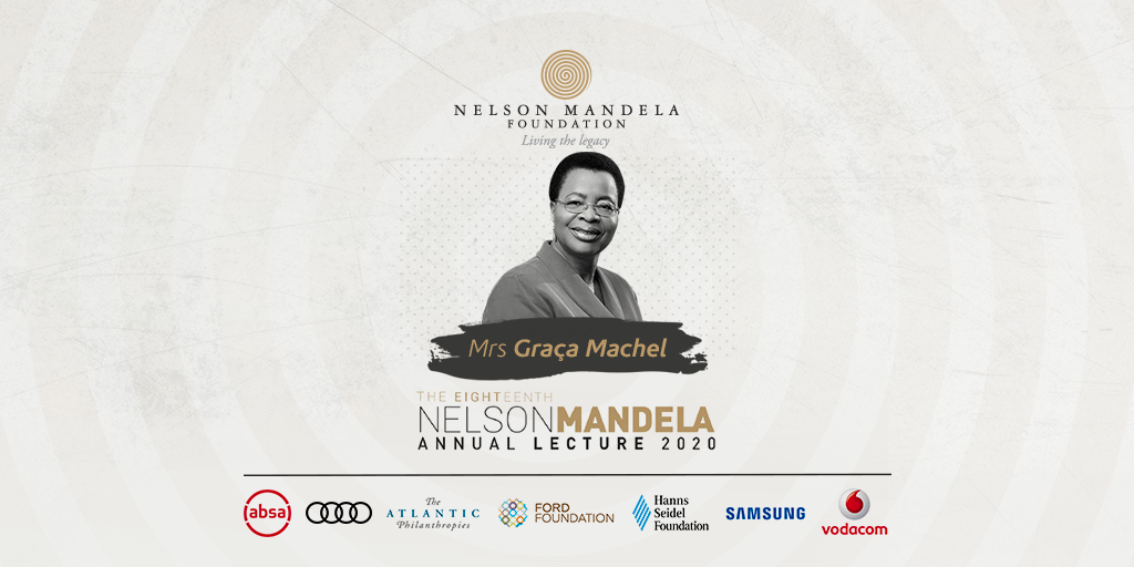NelsonMandela's tweet photo. "We need a fundamental shift in the pace and vigour of our actions and take a people-centred approach. Our new social contract must be driven by human interests above market interests." - Mrs Graça Machel #MandelaDay2020 #NMAL2020 https://t.co/NhzXlGnwuo