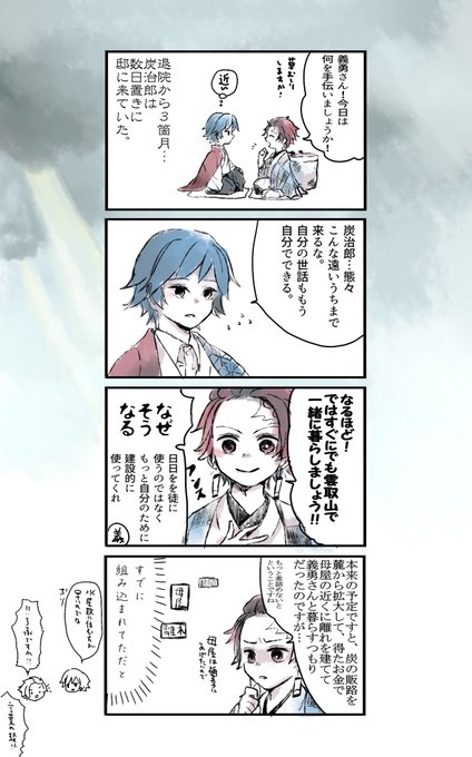 #炭義版ワンドロワンライ

炭義[暖簾に腕押し]お題四コマ

(内心義はちゃんと炭のことが好き) 