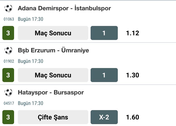 MourinhoRolling's tweet photo. 2.33 oranlı 1. Lig! https://t.co/r3xzTp1LU4