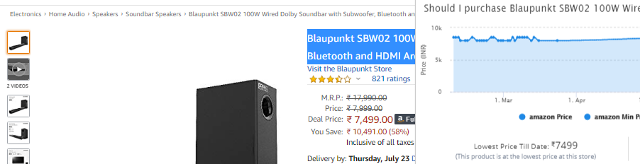 blaupunkt bluetooth soundbar 100w