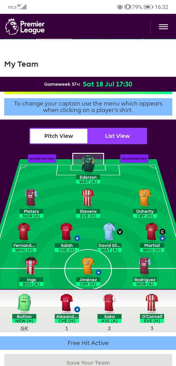 mmannchii's tweet photo. @BigManBakar I'm on a freehit for gw37+. What would you change? Auba is giving me a headache + i want more players from city but dont know what are the safest picks because of the cup. Thoughts? Thanks in advance! https://t.co/huO6CgqHBv