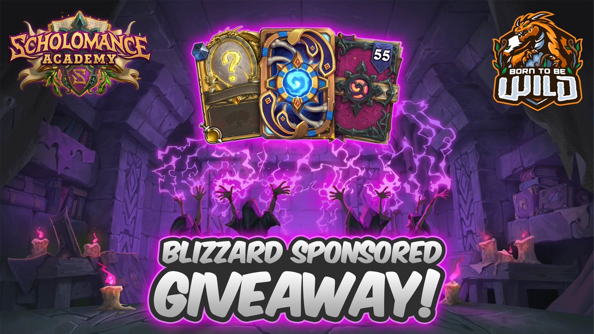 BornToBeWildHS's tweet photo. ✨GIVEAWAY ANNOUNCEMENT ✨

Thank you so much to @Chris_Attalus and the awesome folks at @Blizzard_Ent &amp; @PlayHearthstone for giving us a bundle to give to YOU!!!

3️⃣ steps to enter:
1. Follow @BornToBeWildHS ✅
2. Retweet ♻️
3. Winner chosen LIVE on next week’s show! July 24! https://t.co/izzkTeLfqj
