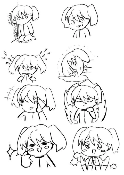 さなえちゃんスタンプその3
12,3分くらい

#コルクラボマンガ専科 #勝手に参加 #毎日1p #LINEスタンプ 