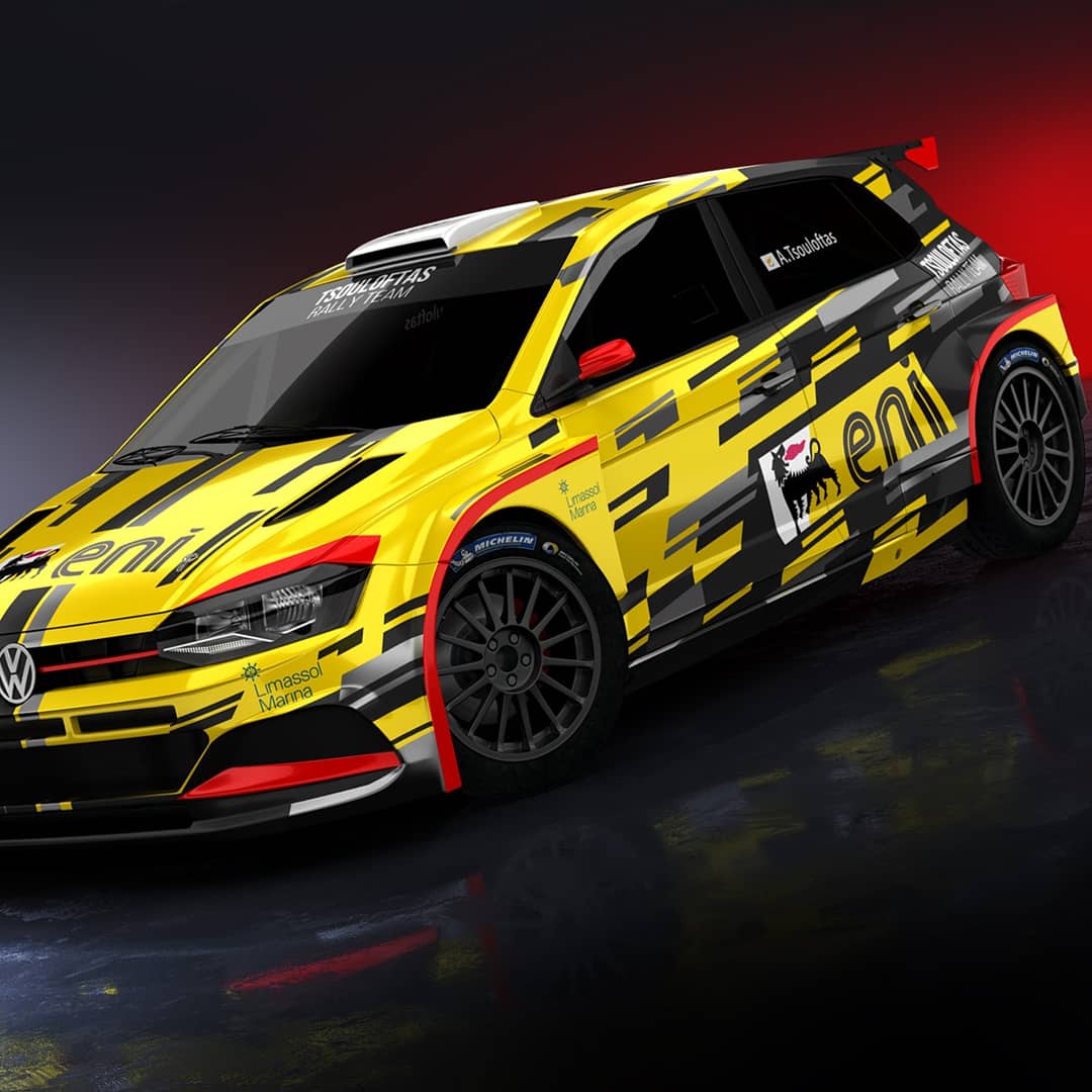 Alex Tsouloftas this rally season will compete in VW Polo R5 in our wrap design. We wish you good luck and success in the Petrolina Racing Team! @atsouloftas <a href="/eni/">eni</a> #AlwaysOnTheLimits #vwpolor5 #petrolinaracingteam #petrolina  #cyprusrallychampionship #cyprus #rallye #liverydesign