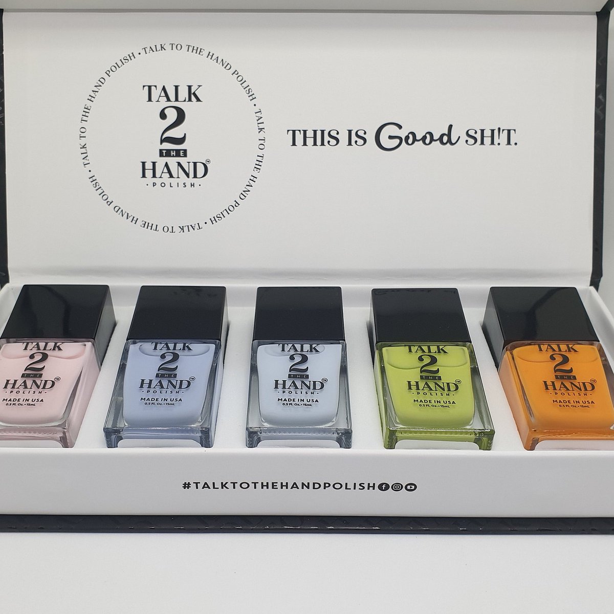 The "Pastelle-ish" Five Pack collection is so great for any pastel #nailart 😍

Now available on our website ✨ > talktothehandpolish.com