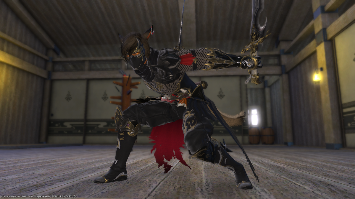 Master the arts of the ninja and learn to bend the tide of battle to your will.  #FFXIV  #GPOSERS